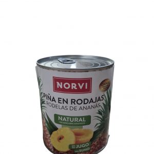 PIÑA TROPICAL NORVI 850g 12 UDS. CAJA